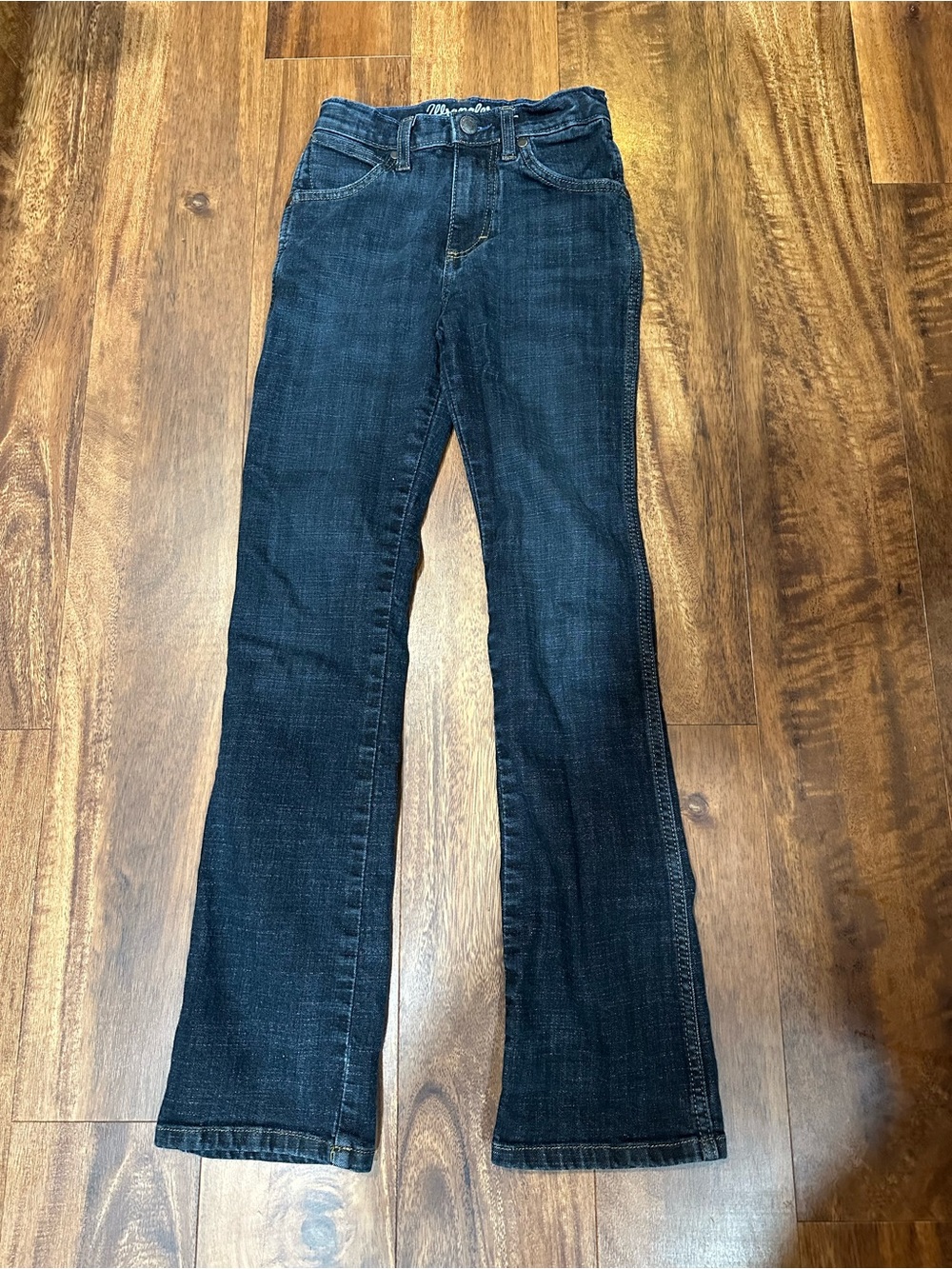 Wrangler Dark Blue bootcut Jeans. Boys size 12 slim
